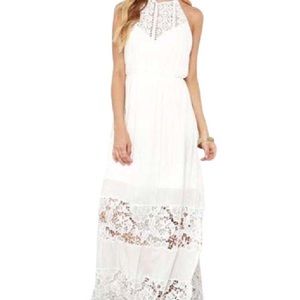 Boho Halter Maxi Dress